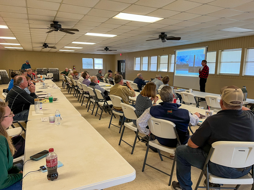 Presentation during Hurricane Helene workshop