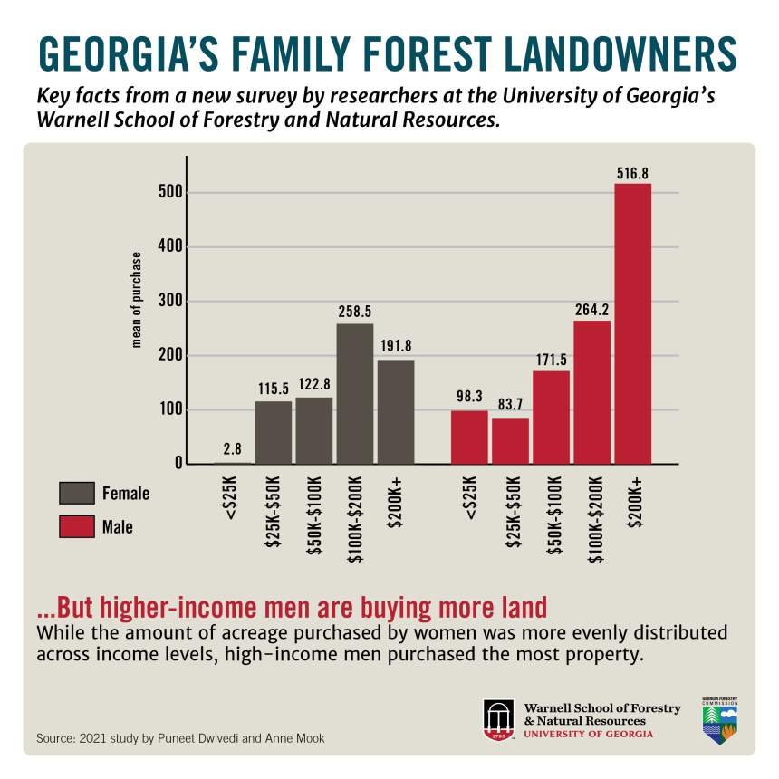 high-income men buying more land