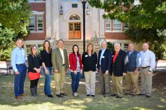 Group of Alumni standing together