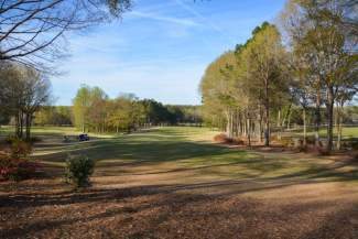 A view of the first hole at The Georgia Club course