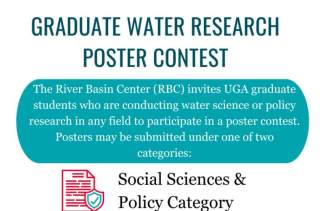 Graduate Water Research Poster Contest Graphic