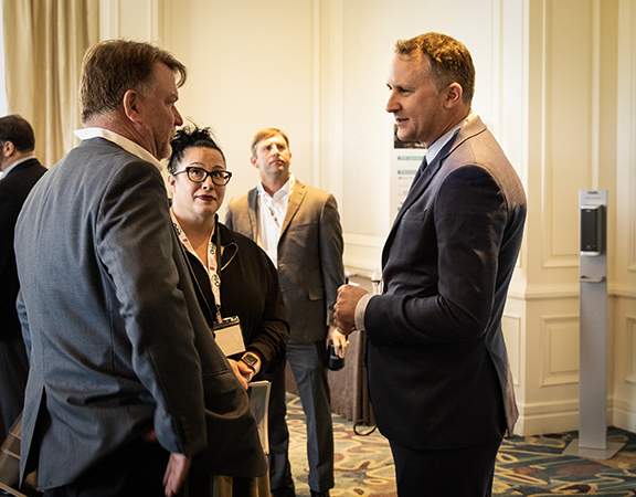 Attendees Chat Between Sessions