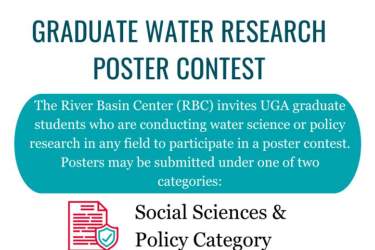 Graduate Water Research Poster Contest Graphic