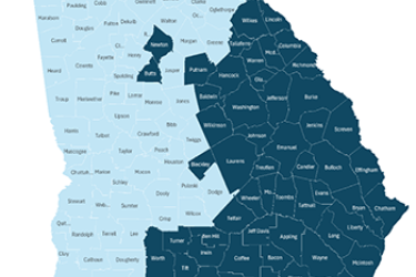 Disaster declaration map