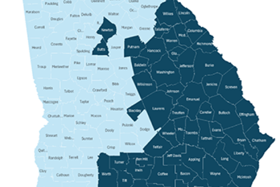 Disaster declaration map