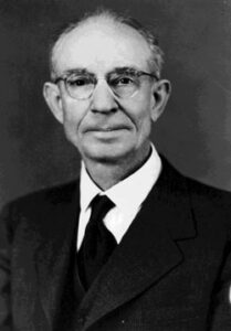 Headshot of Alfred A. Akerman, dean from 1906-1914